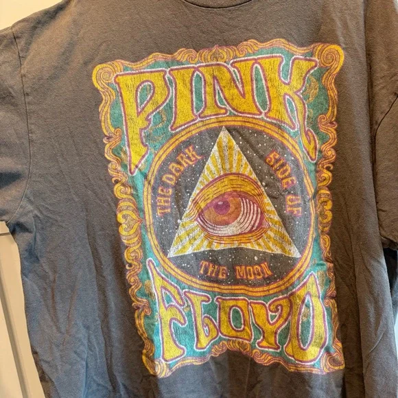 Gray Pink Floyd Graphic Tee - Picture 2 of 6